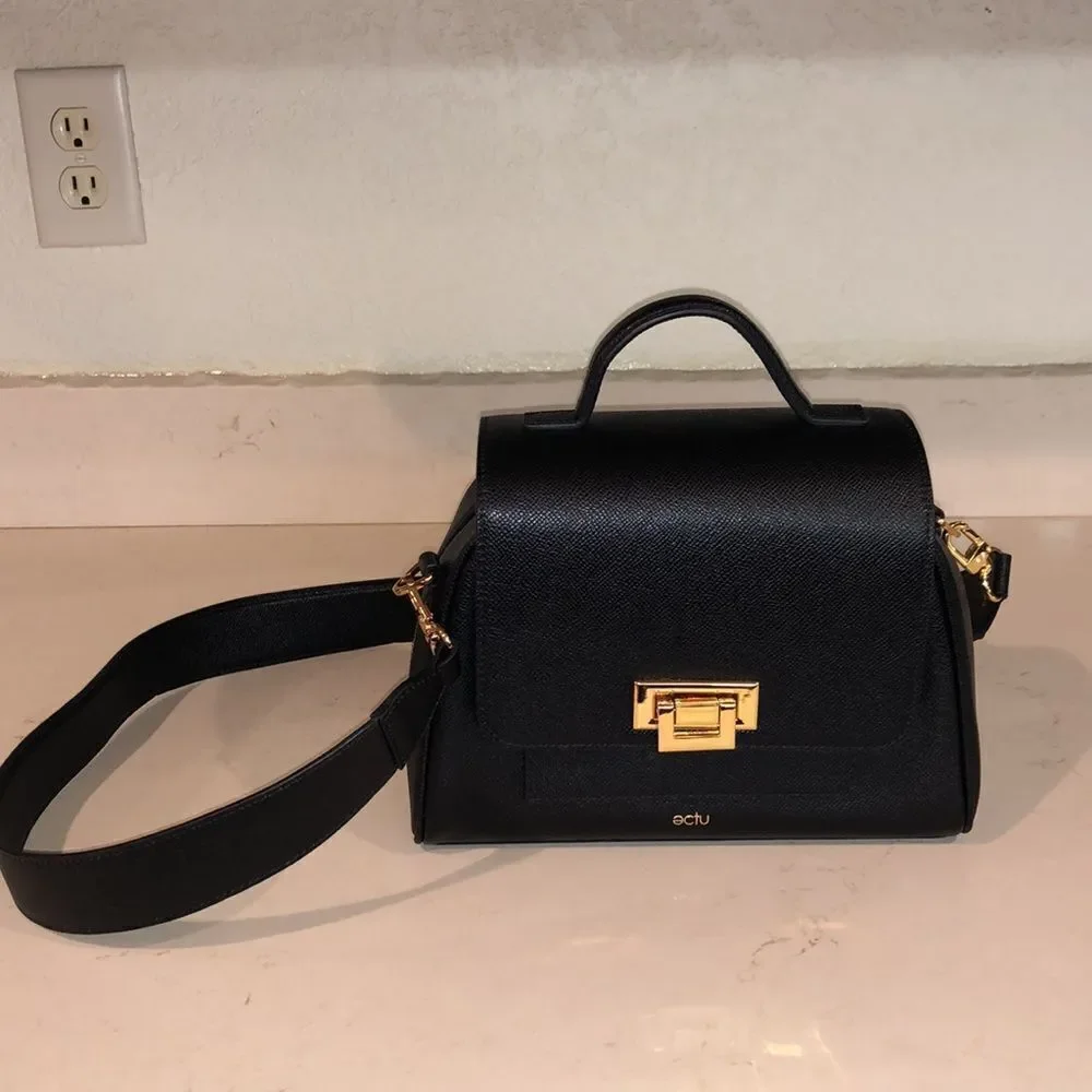 ECTU Mini PALERMO Italian Leather CrossBody - Picture 4 of 17